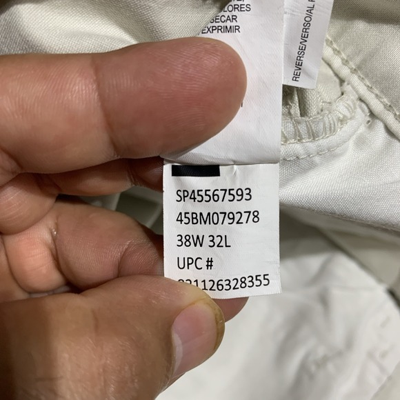 IZOD Golf Pants Men 38x32 Premiun Stretch‎ 5 Pocket Straight Tapered Flat Front - Picture 8 of 8